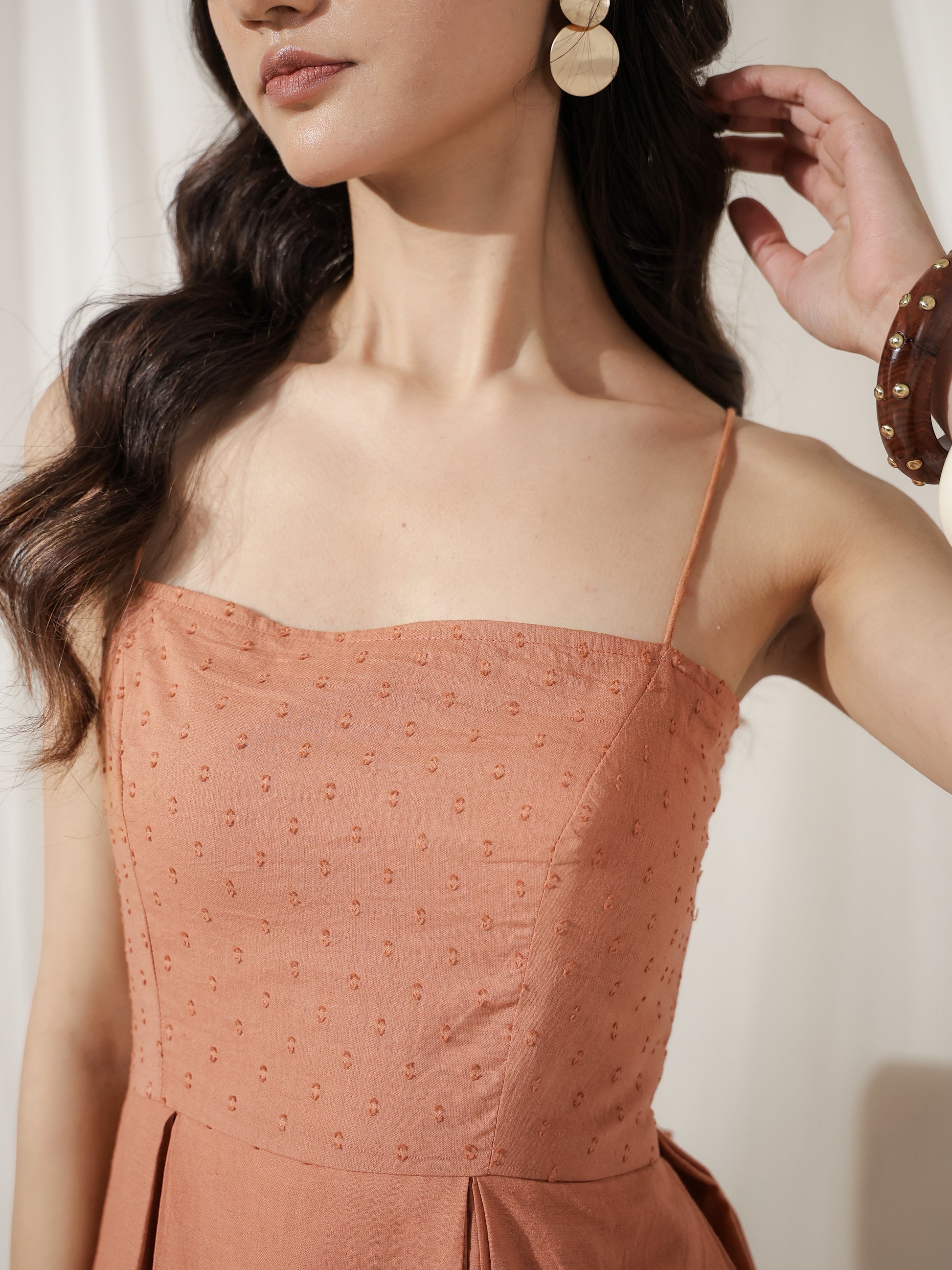 Amber Pleat Mini Dress