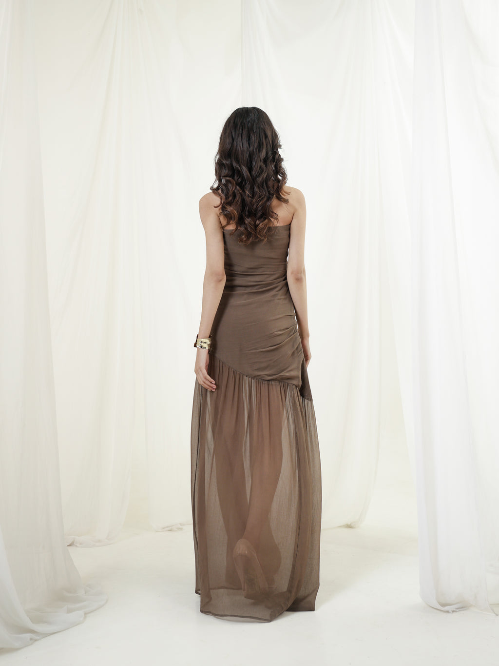 Tera vee Corset Sheer Dress