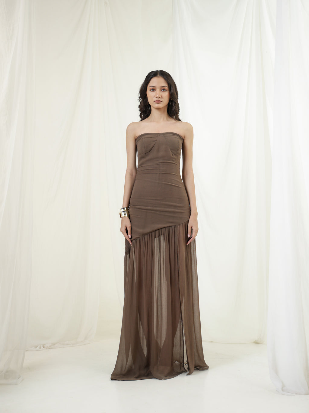 Tera vee Corset Sheer Dress