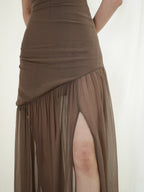 Tera vee Corset Sheer Dress