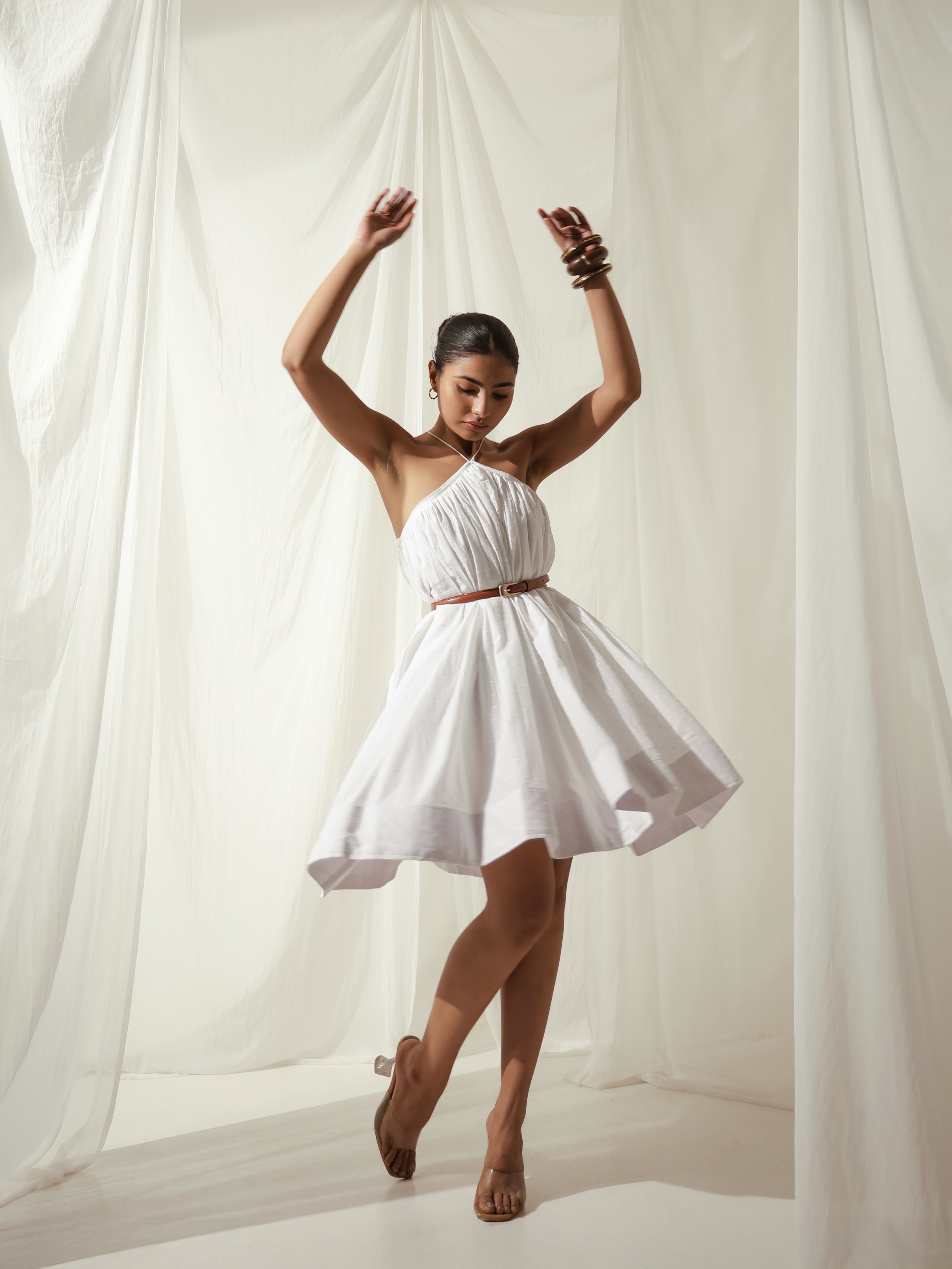 Feather Swing Dress