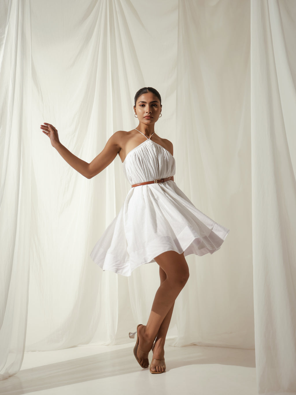 Feather Swing Dress