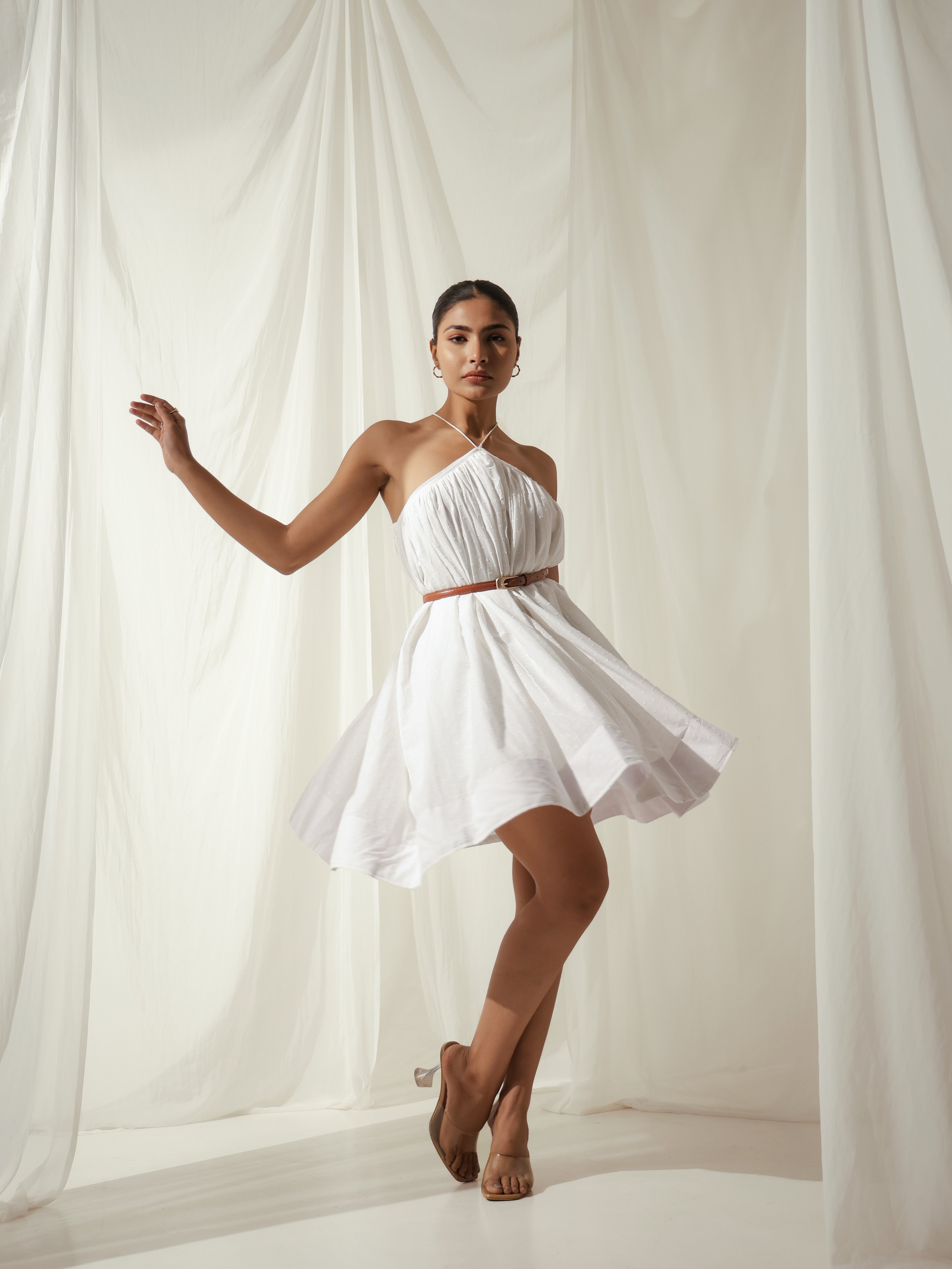 Feather Swing Dress