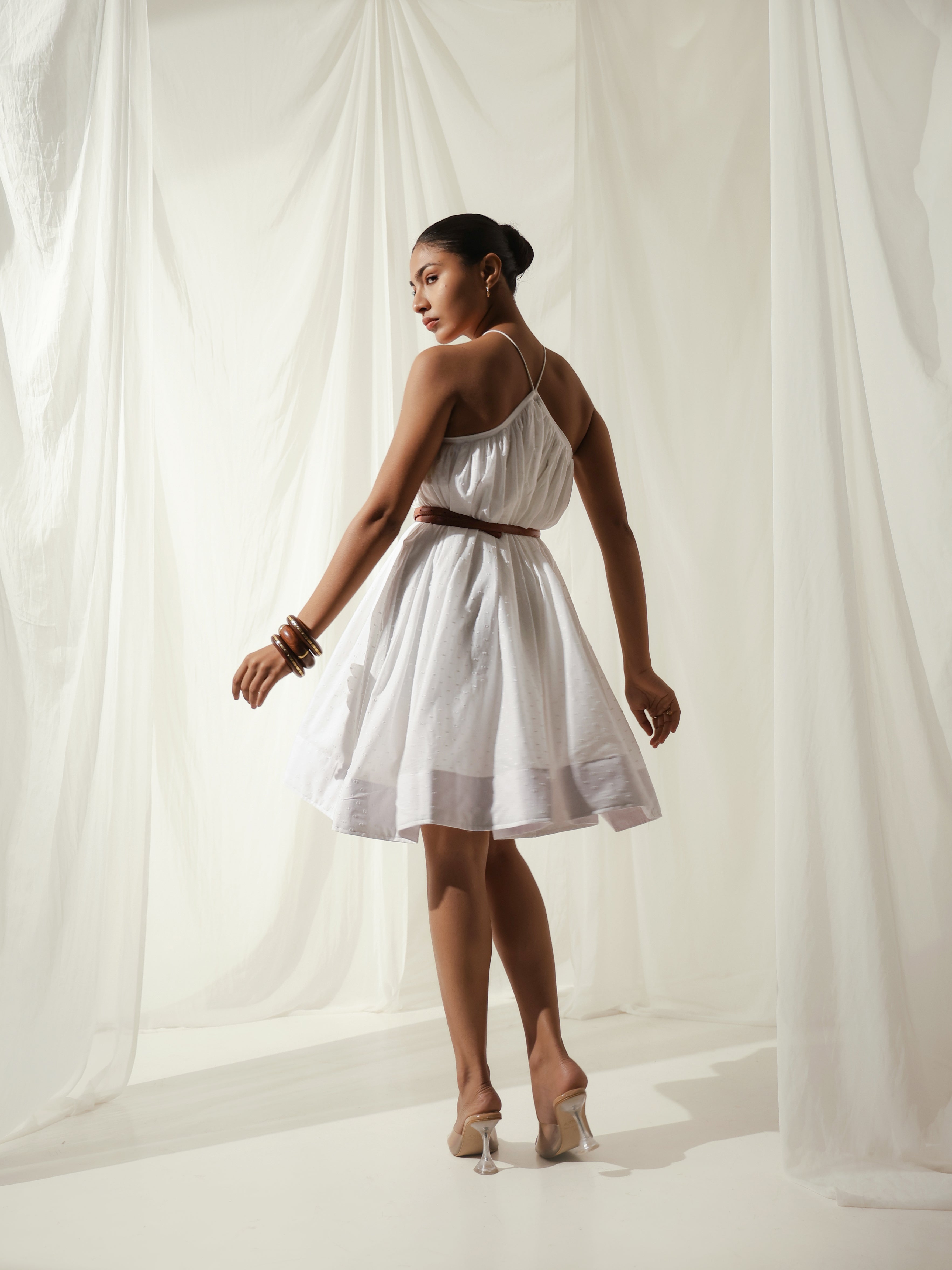 Feather Swing Dress