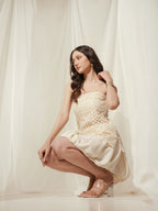 Ivory Schiffli Muse Co-Ord Set