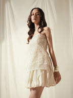 Ivory Schiffli Muse Co-Ord Set