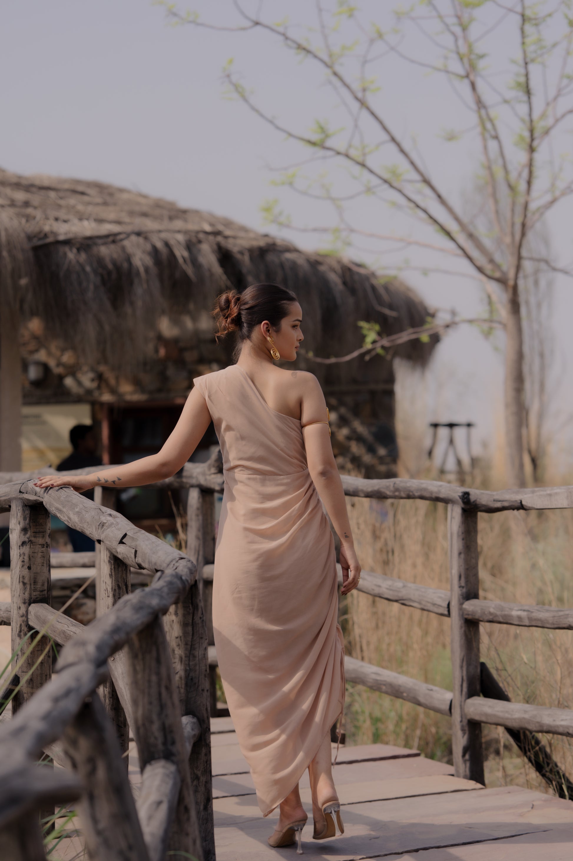 One Shoulder Asymmetric Dress