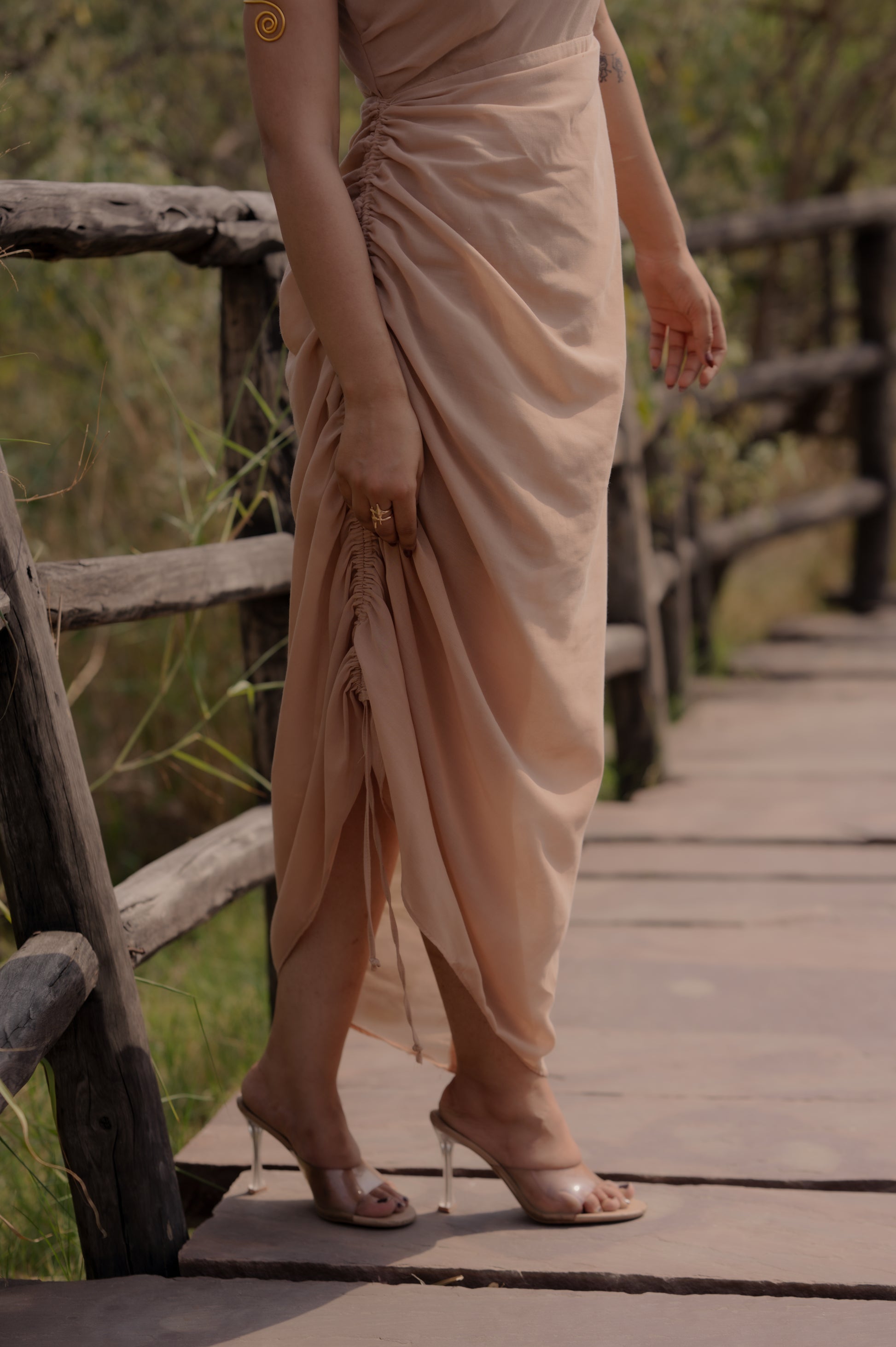 One Shoulder Asymmetric Dress