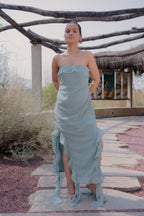 Off Shoulder Frill Dress