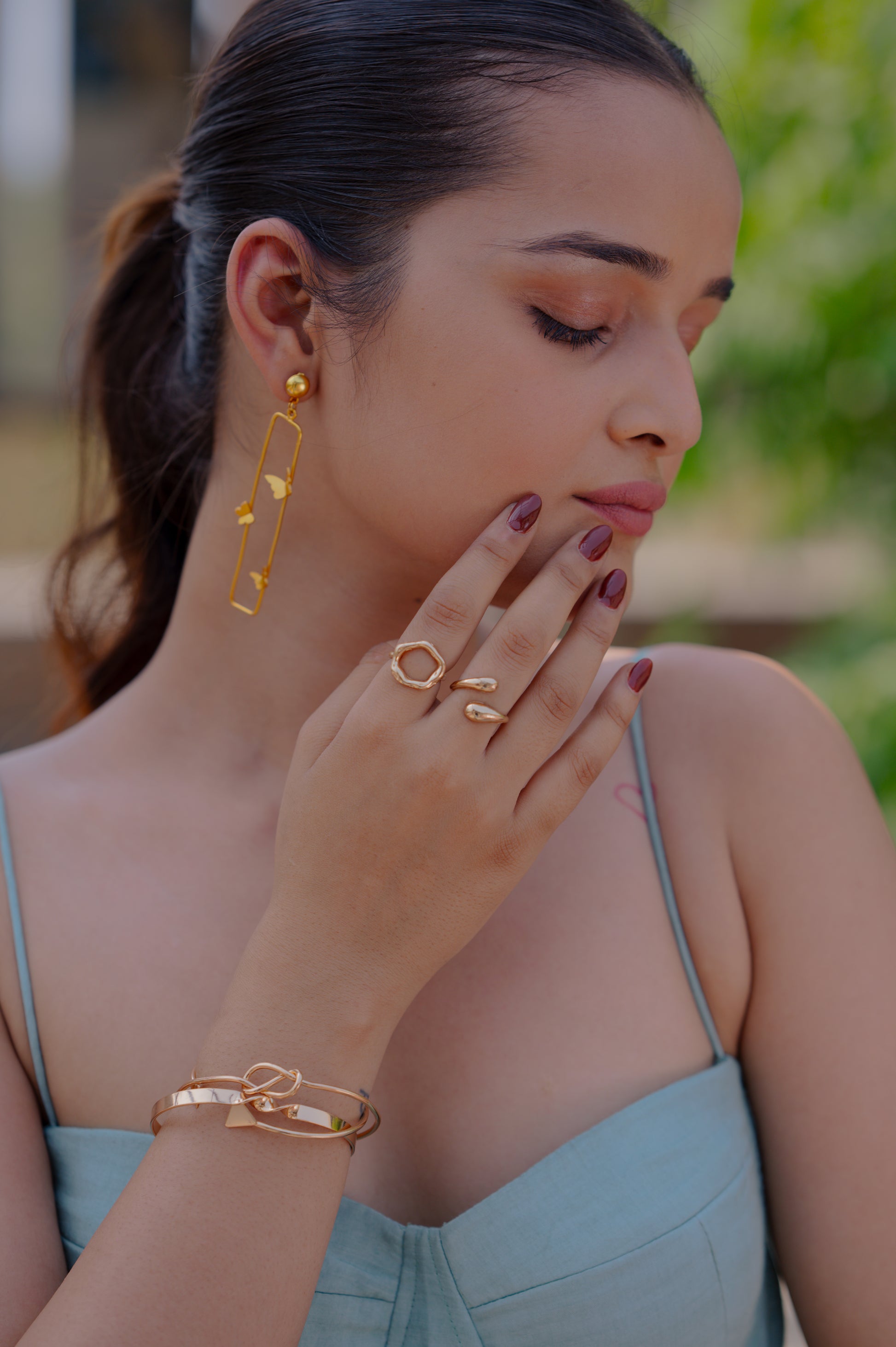 Corsets Middi Flared Dress